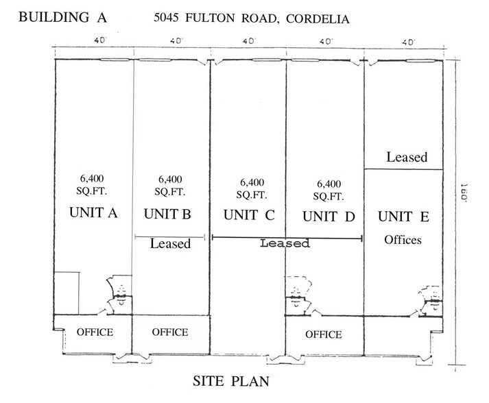 5045 Fulton Dr, Fairfield, CA à louer - Plan d’étage - Image 2 de 5