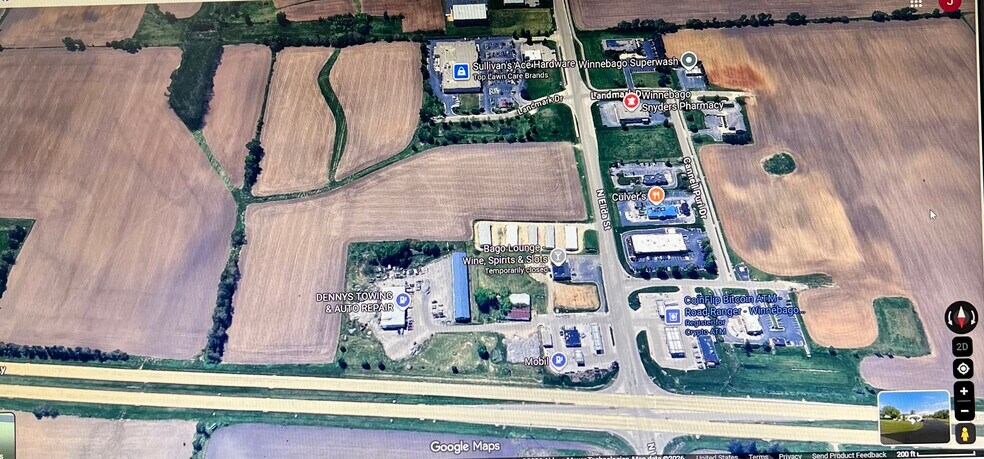 1200 N Elida St, Winnebago, IL for sale - Aerial - Image 2 of 3