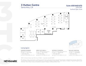 3 Hutton Centre Dr, Santa Ana, CA for lease Floor Plan- Image 2 of 4