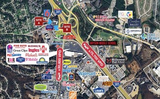 Plus de détails pour Grandview Dr, Simpsonville, SC - Terrain à louer