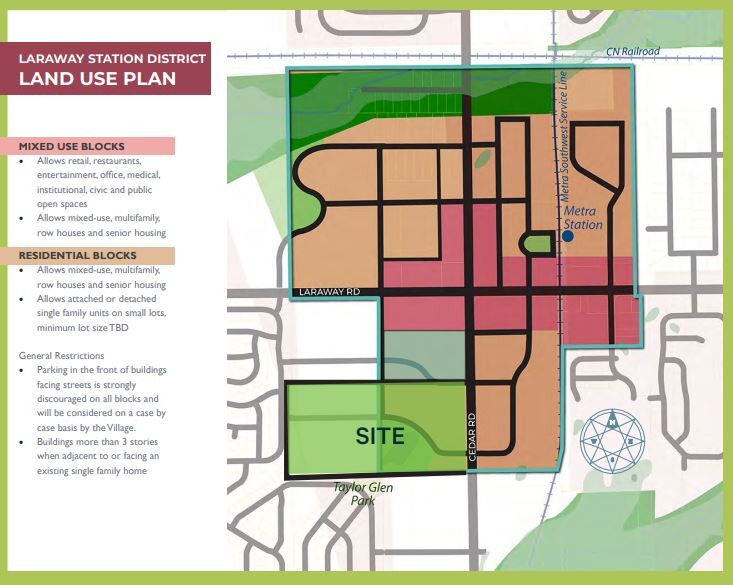 22522 S Cedar rd, New Lenox, IL à vendre - Plan de site - Image 2 de 2