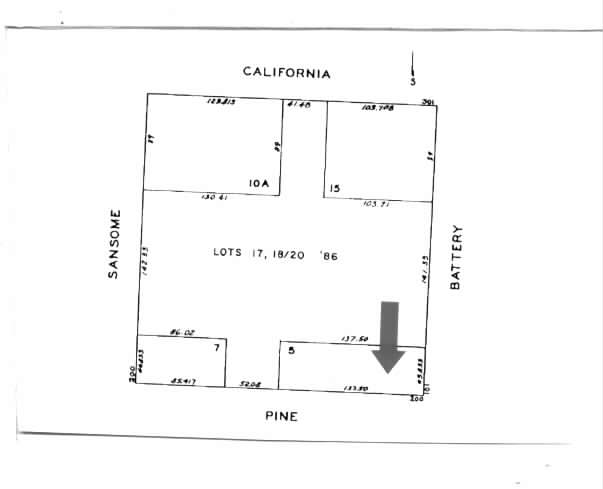 200-216 Pine St, San Francisco, CA à louer - Plan cadastral - Image 3 de 3