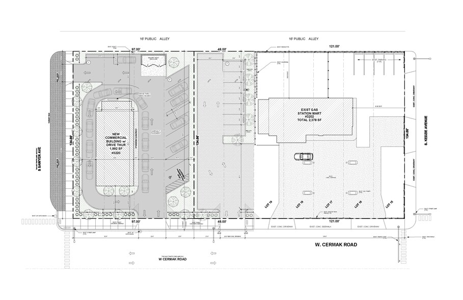 3212 W Cermak Rd, Chicago, IL à louer - Plan de site - Image 1 de 1