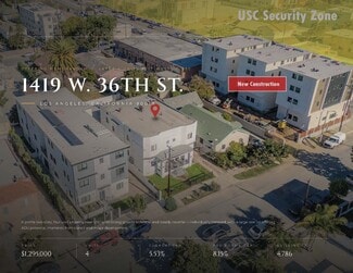 More details for 1419 W 36th St, Los Angeles, CA - Multifamily for Sale