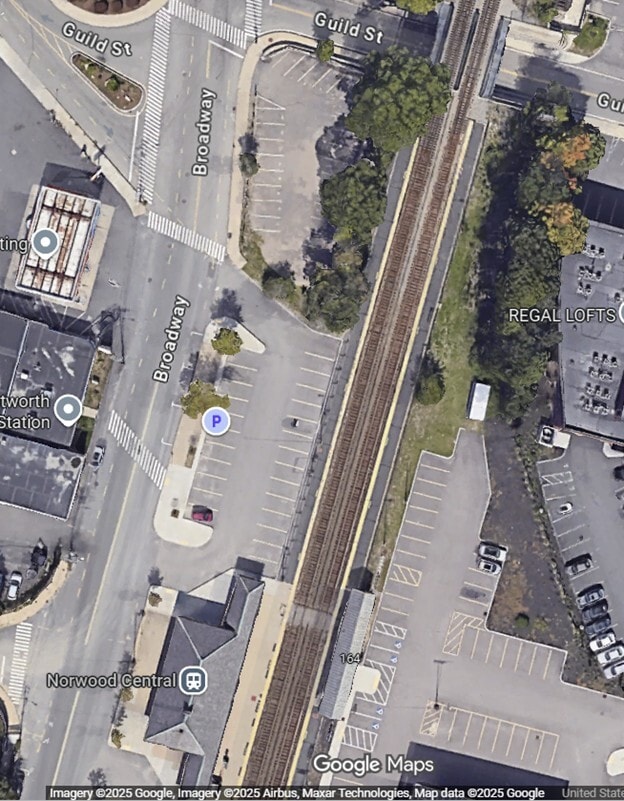 0 Broadway, Norwood, MA for lease Aerial- Image 1 of 2