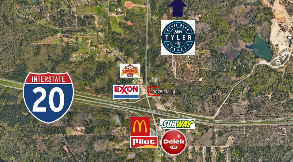 13078 FM 14, Tyler, TX for sale - Aerial - Image 2 of 5