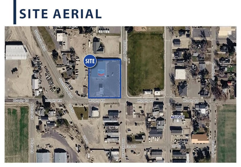 112 4th St, Melba, ID for lease - Aerial - Image 3 of 4