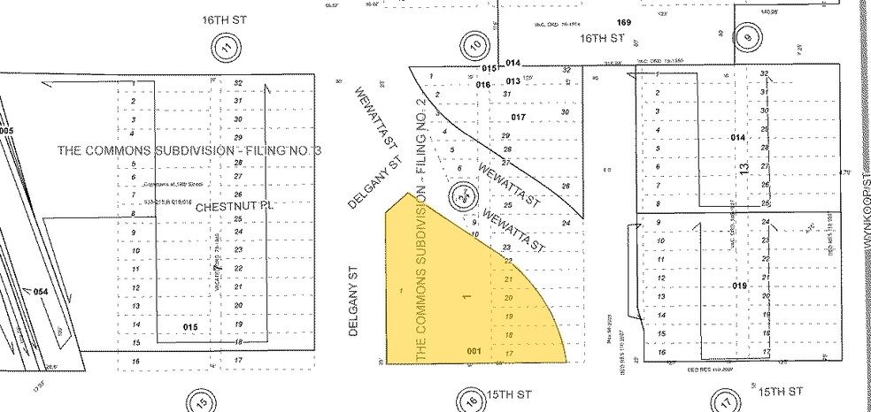 1551 Wewatta St, Denver, CO à louer - Plan cadastral - Image 2 de 5