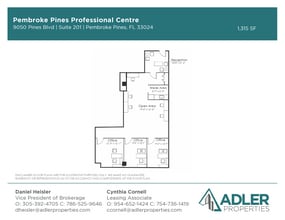 9050 Pines Blvd, Pembroke Pines, FL for lease Floor Plan- Image 1 of 1
