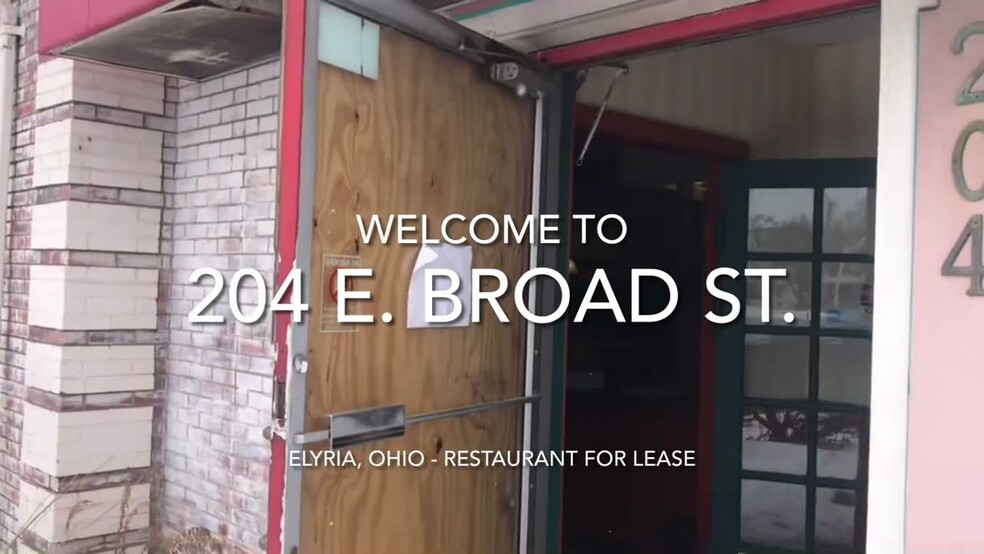 204 E Broad St, Elyria, OH à vendre - Vidéo sur l’inscription commerciale - Image 1 de 1