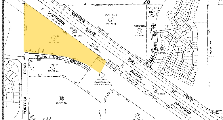 Portola & 10 Freeway, Palm Desert, CA for sale - Plat Map - Image 3 of 4