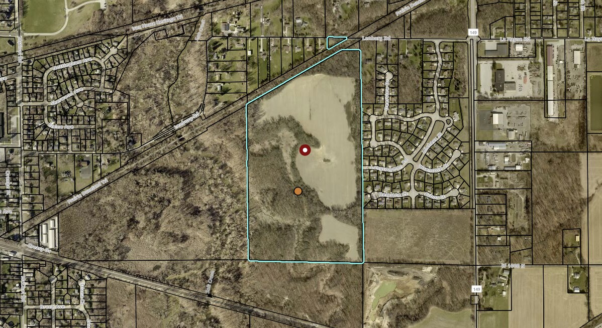 TBD Lenburg Road, Portage, IN for sale Aerial- Image 1 of 2