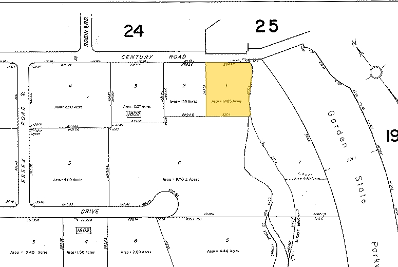 30 W Century Rd, Paramus, NJ for lease - Plat Map - Image 2 of 2