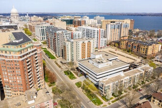 345 W Washington Ave, Madison, WI - Aerial  map view