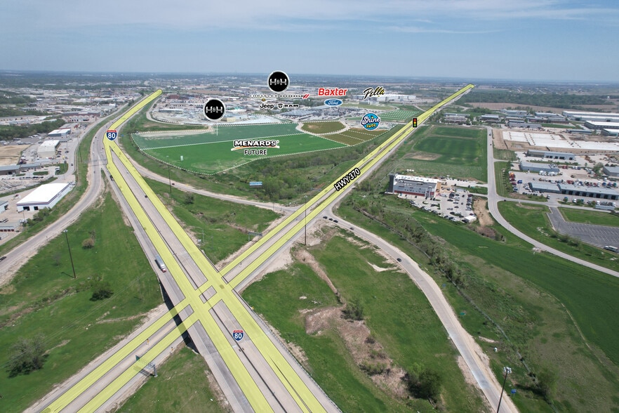 Highway 370, Omaha, NE for sale - Aerial - Image 2 of 2