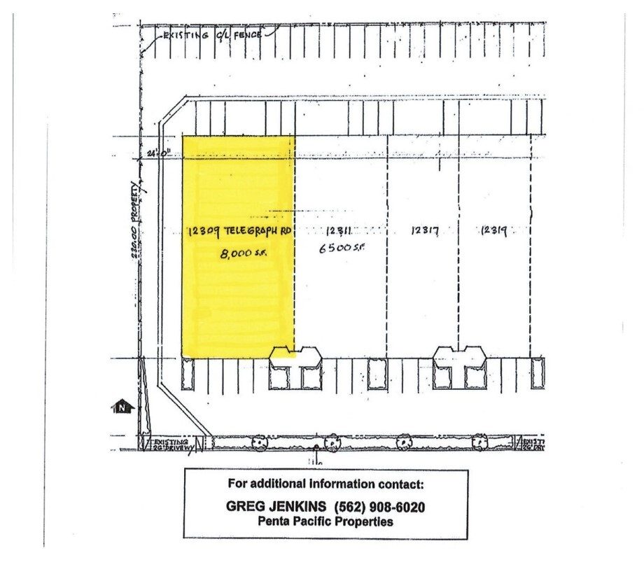 12309 Telegraph Rd, Santa Fe Springs, CA for lease Site Plan- Image 1 of 1