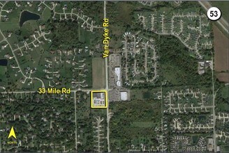 70941 Van Dyke Rd, Bruce Twp, MI - AERIAL map view