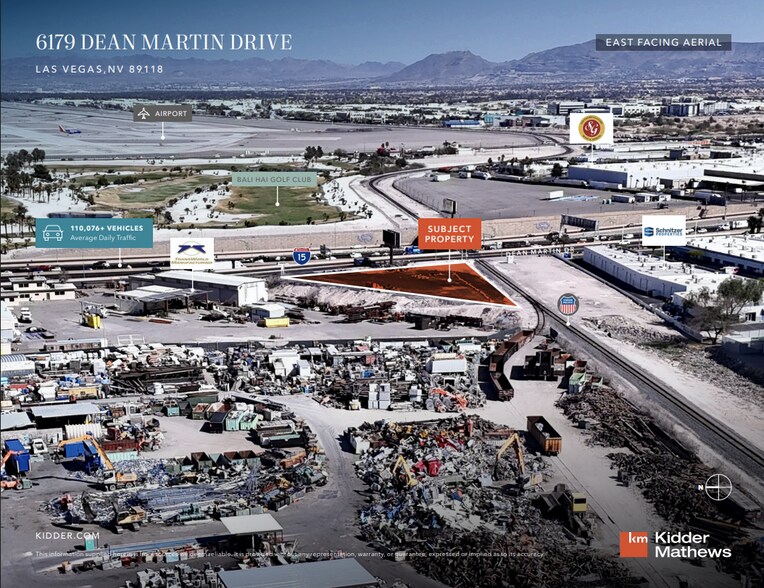 6179 Dean Martin Dr, Las Vegas, NV à vendre - Photo du bâtiment - Image 2 de 20