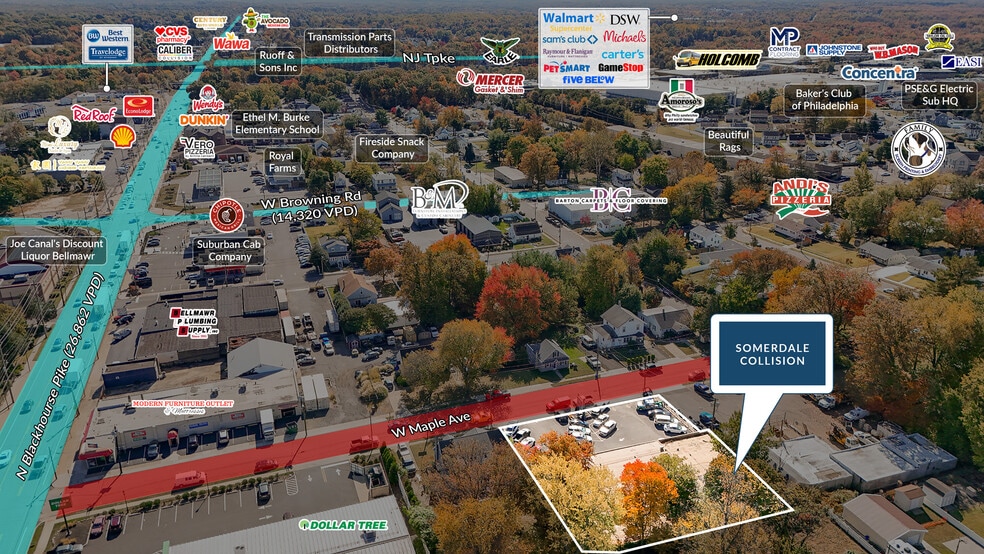 21 W Maple Ave, Bellmawr, NJ à vendre - Photo du bâtiment - Image 3 de 5