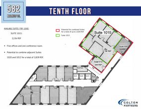 582-590 Market St, San Francisco, CA à louer Plan d’étage- Image 1 de 3