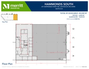 611 Hammonds Ferry Rd, Linthicum, MD for lease Floor Plan- Image 1 of 1