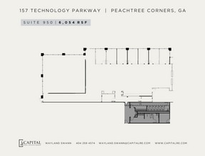 155 Technology Pky, Norcross, GA for lease Floor Plan- Image 2 of 2