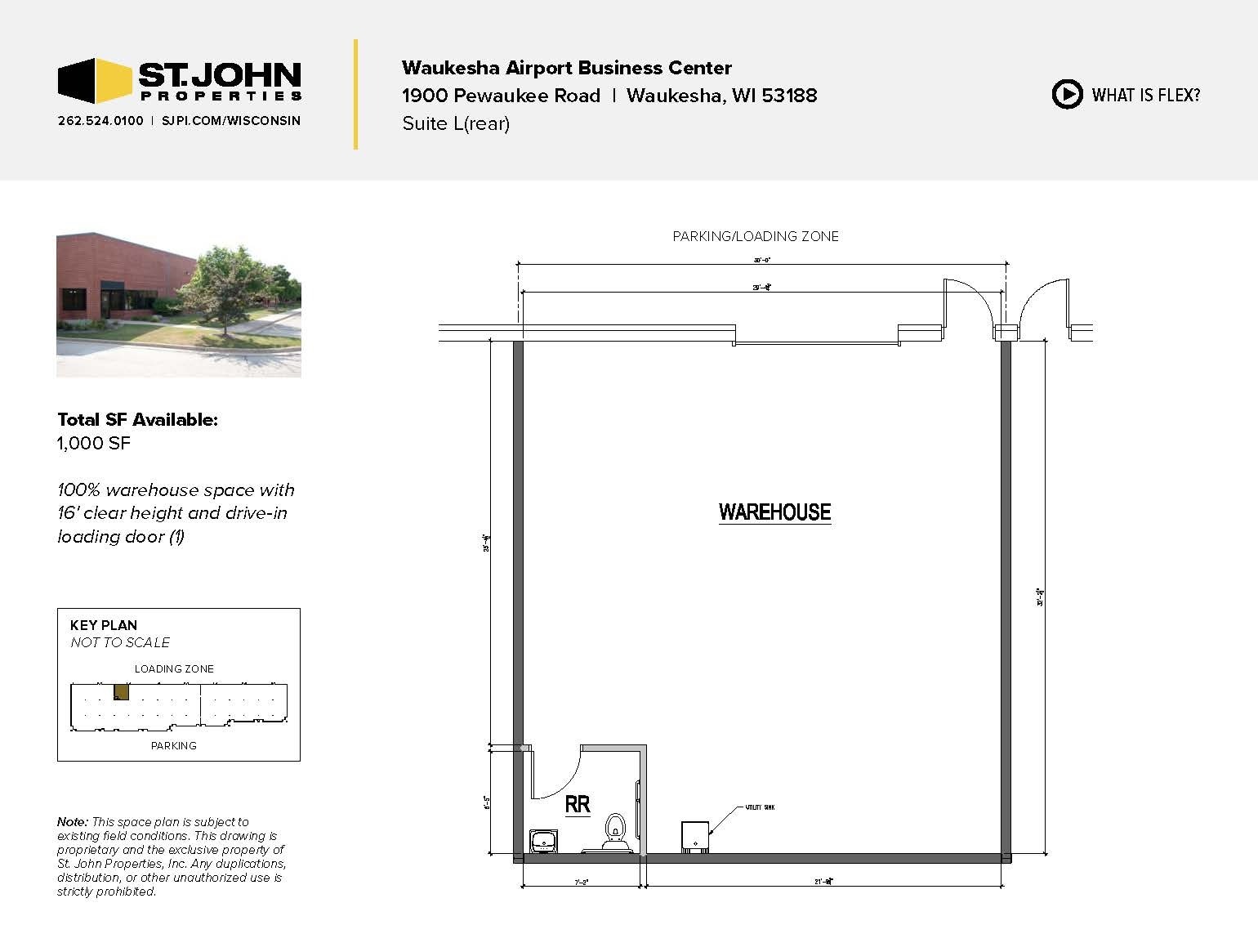 2000 Pewaukee Rd, Waukesha, WI à louer Plan d’étage- Image 1 de 2