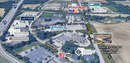 2828 Enterprise Dr, Anderson, IN - Aerial  map view