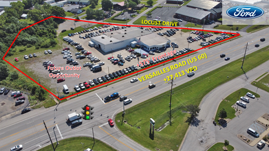 1070 Versailles Rd, Frankfort, KY - aerial  map view