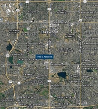 1710 S Allison St, Lakewood, CO - AERIAL map view