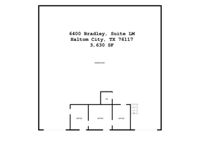 6400 Bradley Dr, Haltom City, TX à louer Plan d  tage- Image 1 de 8