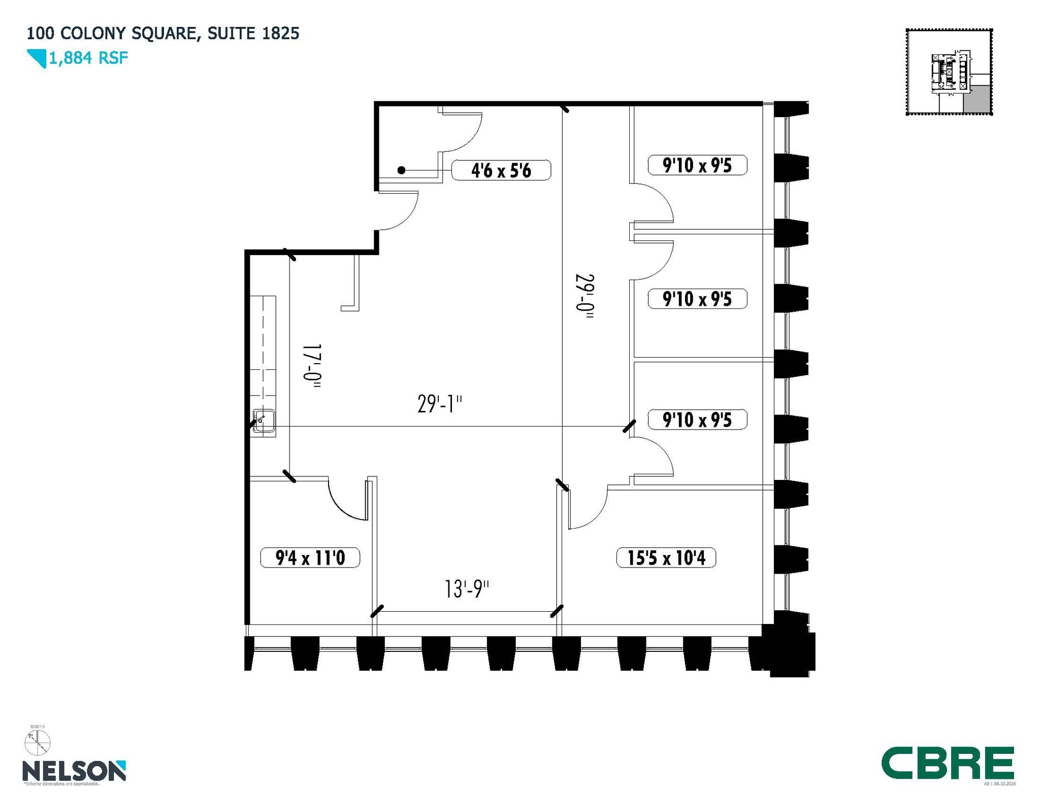 1175 Peachtree St NE, Atlanta, GA for lease Floor Plan- Image 1 of 1