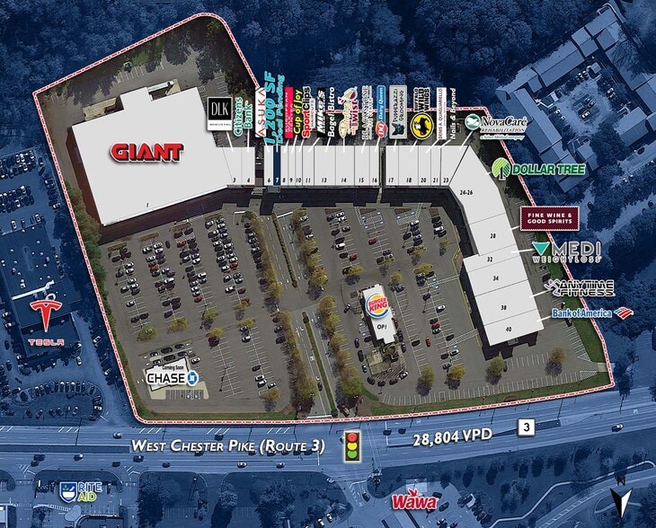 1502 West Chester Pike, West Chester, PA for lease - Building Photo - Image 2 of 13