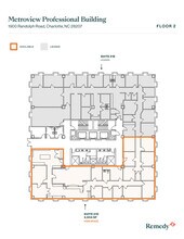 1900 Randolph Rd, Charlotte, NC à louer Plan d’étage- Image 2 de 2