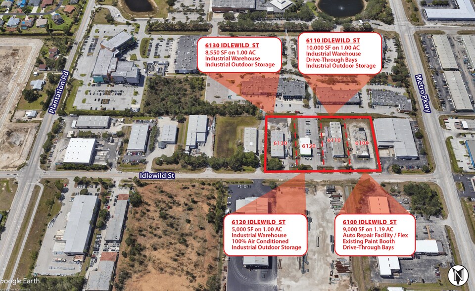 6120 Idlewild St, Fort Myers, FL à louer - Aérien - Image 2 de 3