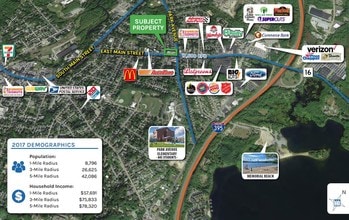 71 E Main St, Webster, MA - Aerial map view