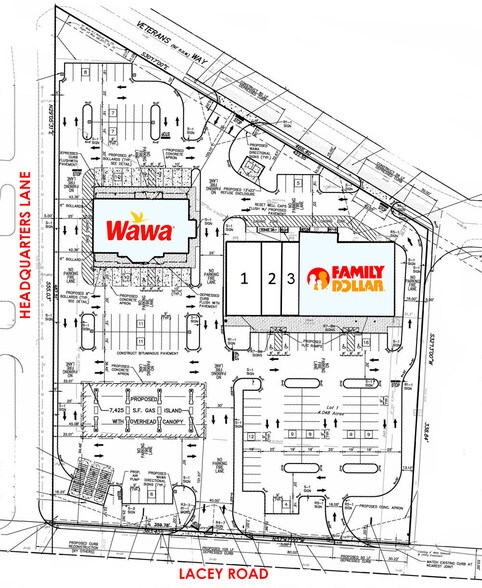 800 Lacey Rd, Forked River, NJ à louer - Plan d’étage - Image 1 de 3
