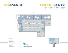 810 Seventh Ave, New York, NY à louer Plan d  tage- Image 1 de 1