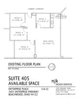 3401 Enterprise Pky, Beachwood, OH à louer Plan d’étage- Image 1 de 1