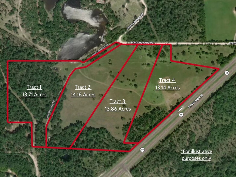 14.16 Ac Tract 2 TBD Percy Howard rd, Huntsville, TX à vendre - Photo principale - Image 1 de 4