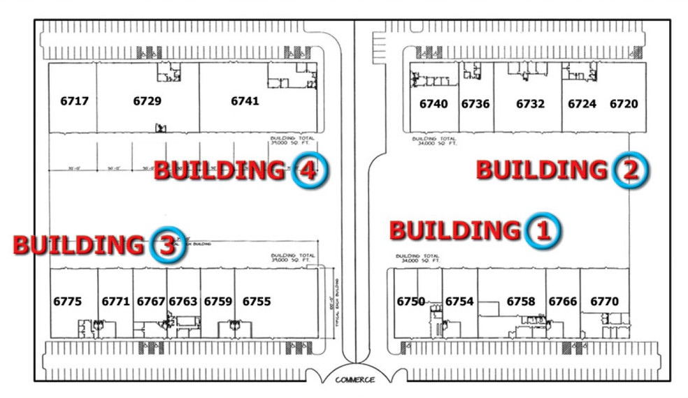 6751-6775 Commerce Court Dr, Blacklick, OH à louer - Plan de site - Image 3 de 6