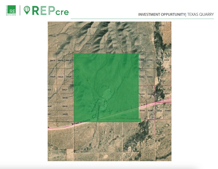 0 El Paso JAL Pipeline Rd, El Paso, TX à vendre - Photo du bâtiment - Image 2 de 5
