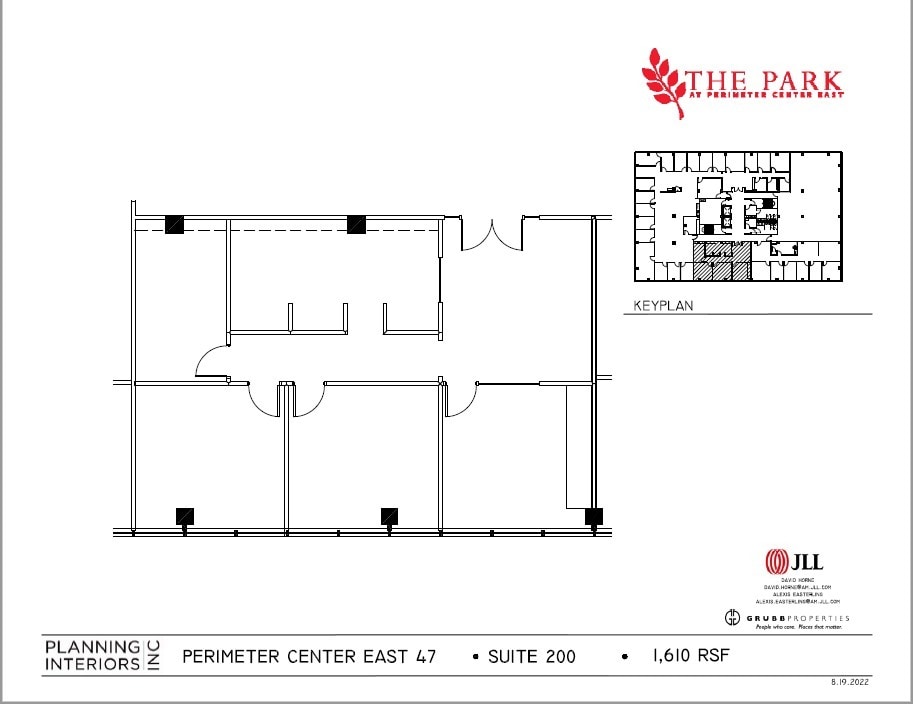 47 Perimeter Ctr E, Atlanta, GA for lease Floor Plan- Image 1 of 1