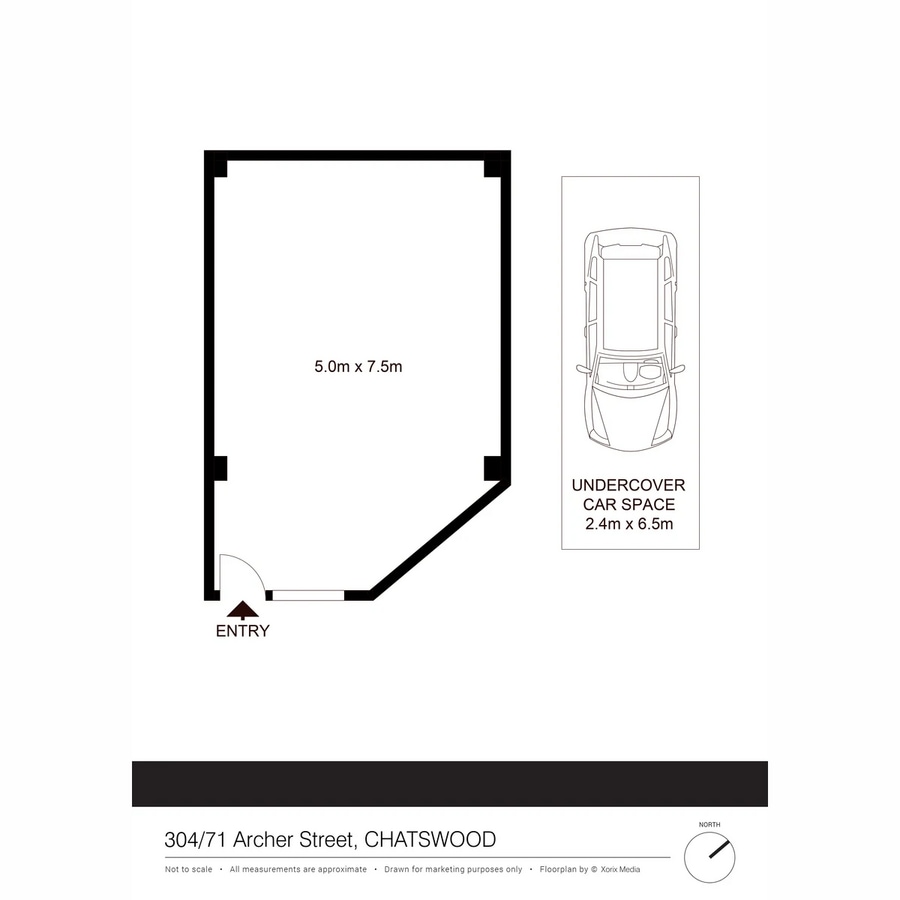 71-73 Archer St, Chatswood, NSW 2067 - Unité 304 -  - Plan d’étage - Image 1 of 3