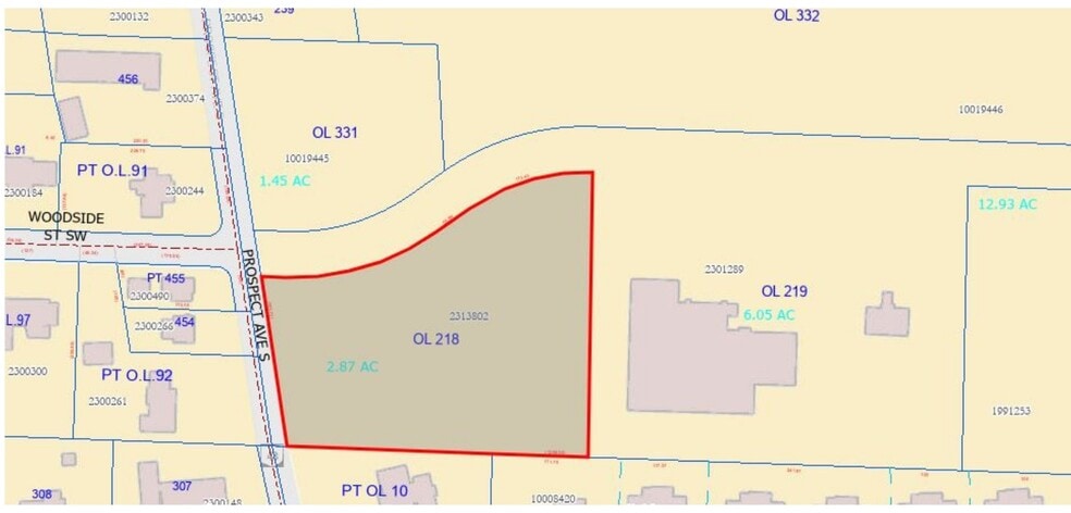 650 S Prospect Ave, Hartville, OH for sale - Plat Map - Image 1 of 1