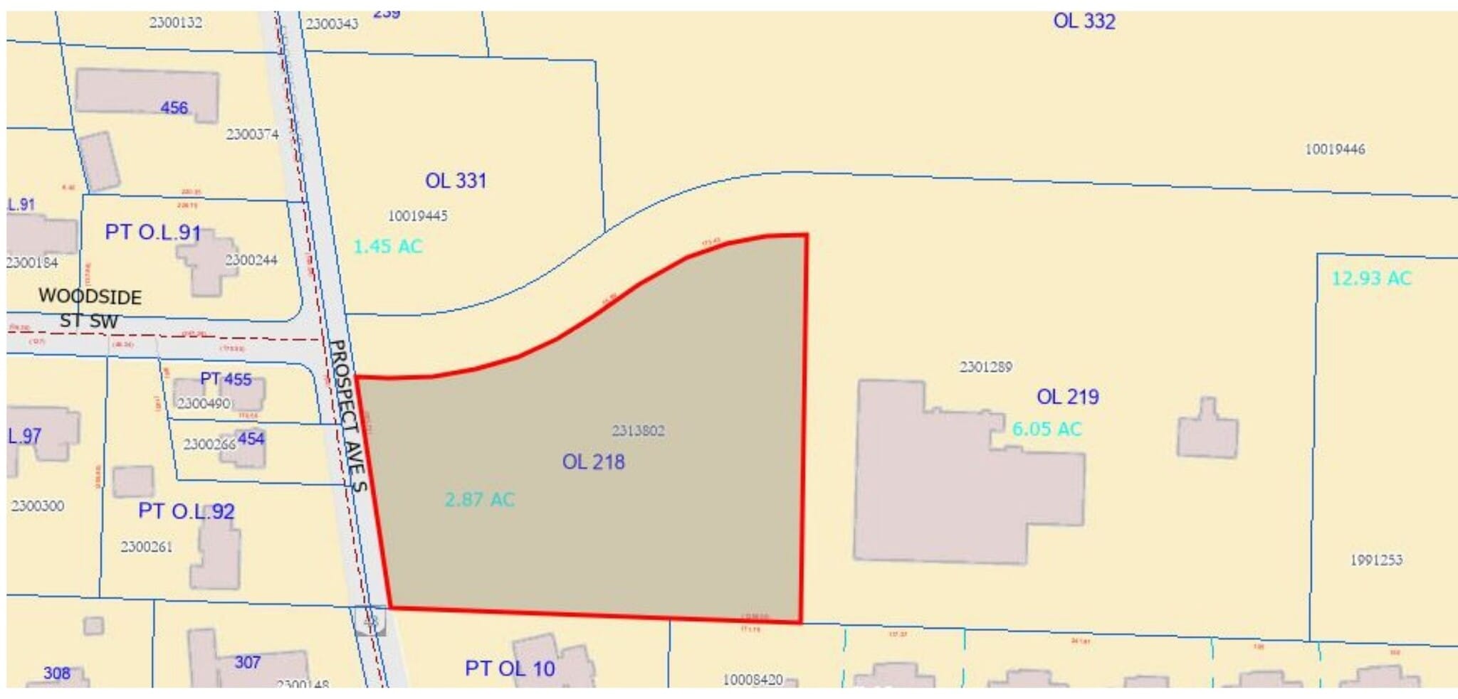 650 S Prospect Ave, Hartville, OH for sale Plat Map- Image 1 of 2