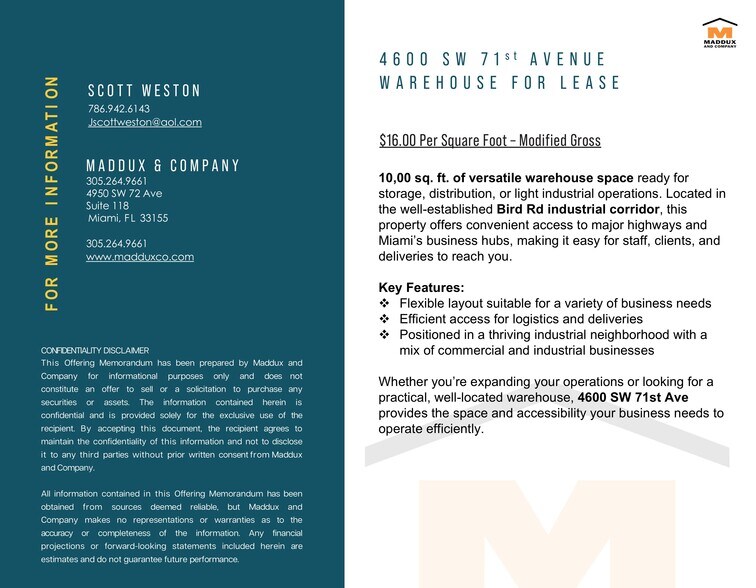 4600-4618 SW 71st Ave, Miami, FL à louer - Photo du bâtiment - Image 2 de 5