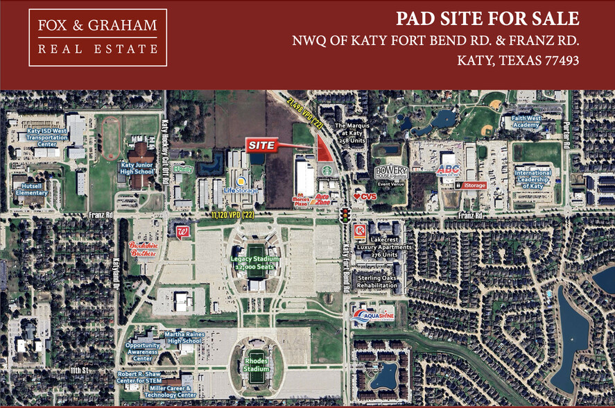 Katy Fort Bend Rd & Franz Rd, Katy, TX for sale - Building Photo - Image 1 of 5