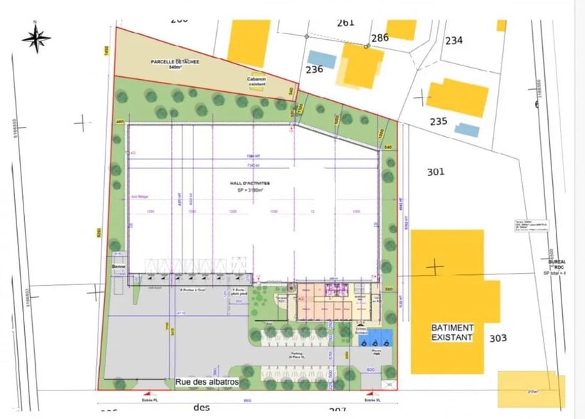 Local d'activités dans Mions à vendre - Plan de site - Image 3 de 6