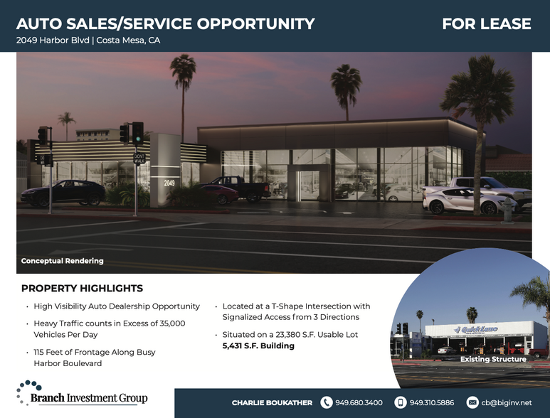 2049 Harbor Blvd, Costa Mesa, CA for lease - Building Photo - Image 3 of 9